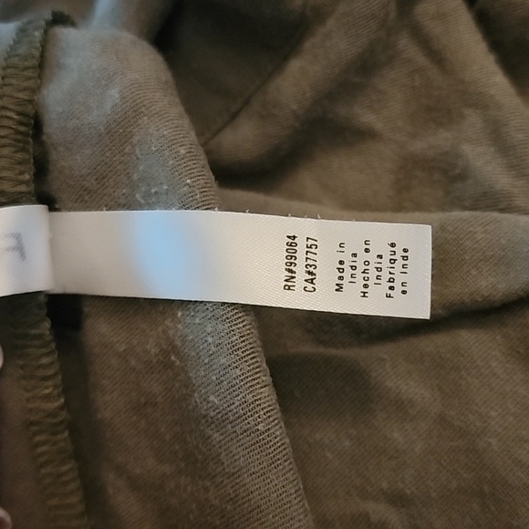 RVCA Midi Slit Tank Dress Green Small - Picture 5 of 6